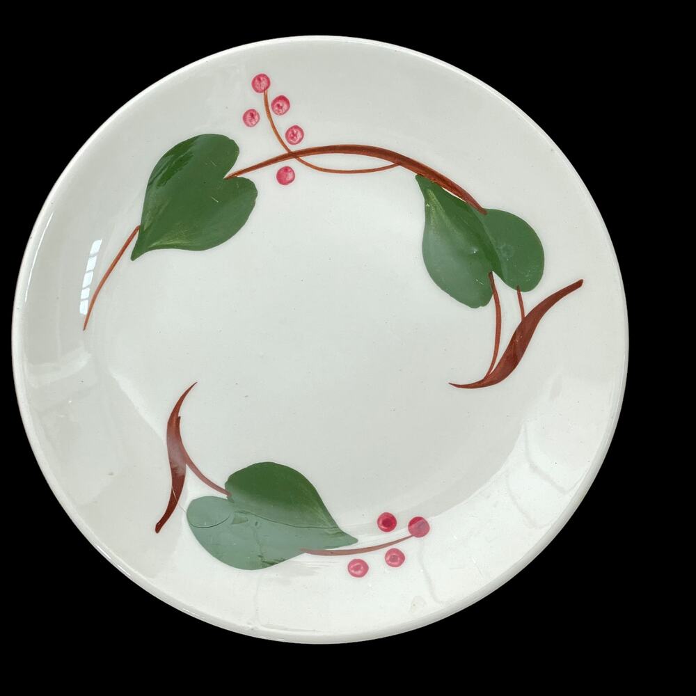 Blue Ridge Southern Pottery Stanhome Ivy Plate Bread Luncheon Dessert READ
